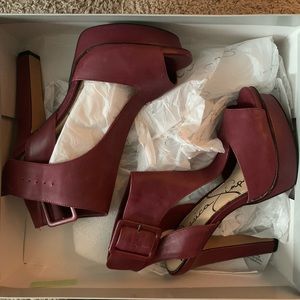 Jessica Simpson Buckle Heel NEW!!!!!